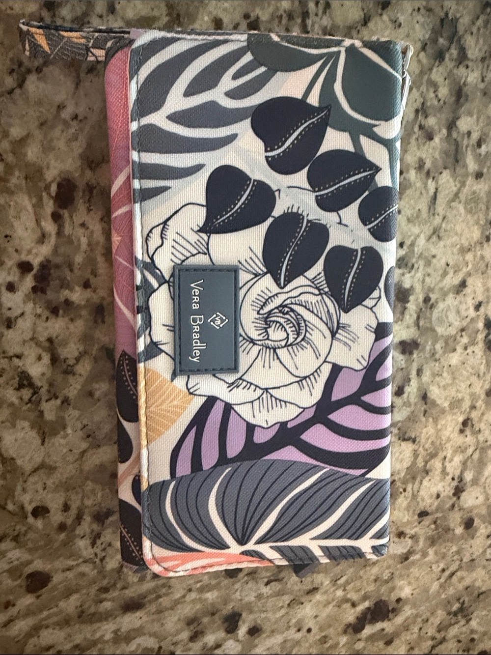 Vera Bradley wallet with strap